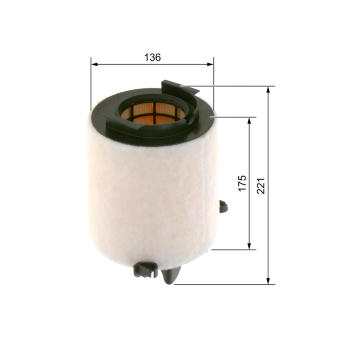 Vzduchový filter BOSCH 1 457 433 576