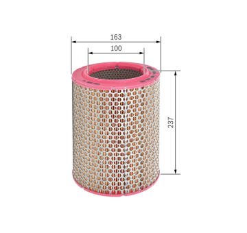 Vzduchový filter BOSCH 1 457 433 625