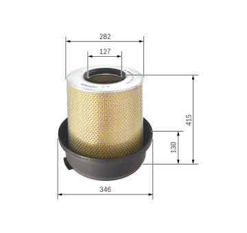 Vzduchový filtr BOSCH 1 457 433 730