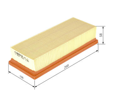 Vzduchový filter BOSCH 1 457 433 736