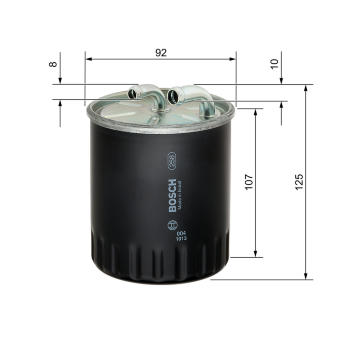 Palivový filter BOSCH 1 457 434 437