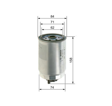 Palivový filter BOSCH 1 457 434 510
