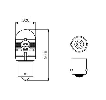 żiarovka pre cúvacie svetlo BOSCH 1 987 301 517