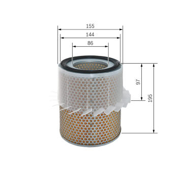 Vzduchový filter BOSCH 1 987 429 169