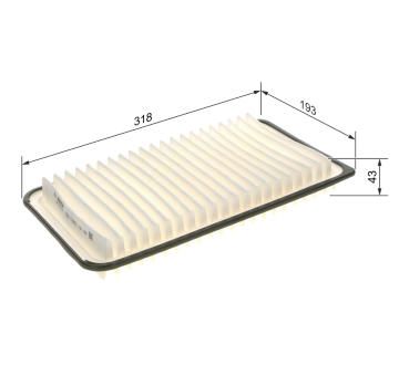 Vzduchový filter BOSCH 1 987 429 187