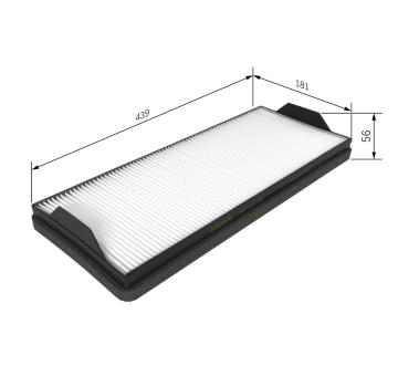 Filter vnútorného priestoru BOSCH 1 987 431 168