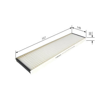 Filter vnútorného priestoru BOSCH 1 987 431 180