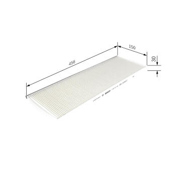 Filtr, vzduch v interiéru BOSCH 1 987 431 187