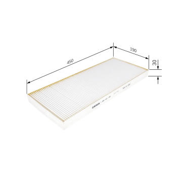 Filter vnútorného priestoru BOSCH 1 987 431 199