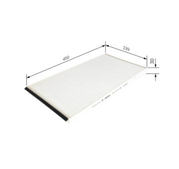 Filter vnútorného priestoru BOSCH 1 987 431 204