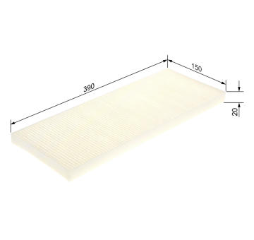 Filter vnútorného priestoru BOSCH 1 987 431 220