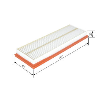 Filter vnútorného priestoru BOSCH 1 987 431 223