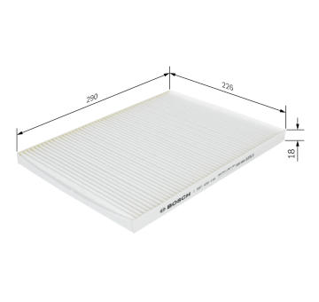 Filter vnútorného priestoru BOSCH 1 987 432 016