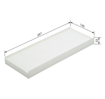 Filtr, vzduch v interiéru BOSCH 1 987 432 017