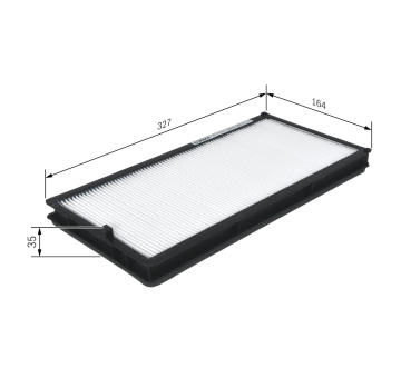 Filter vnútorného priestoru BOSCH 1 987 432 032