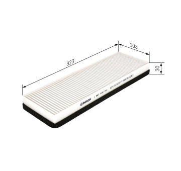 Filter vnútorného priestoru BOSCH 1 987 432 041