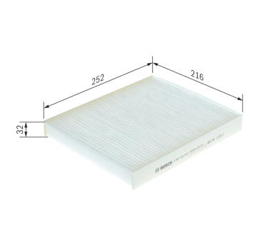 Filter vnútorného priestoru BOSCH 1 987 432 057