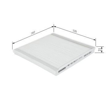 Filter vnútorného priestoru BOSCH 1 987 432 063