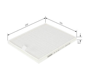 Filter vnútorného priestoru BOSCH 1 987 432 066