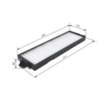 Filter vnútorného priestoru BOSCH 1 987 432 096