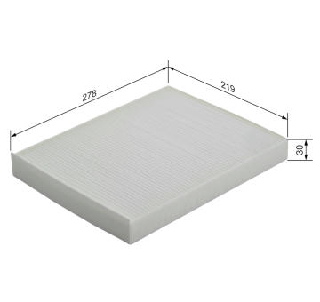 Filtr, vzduch v interiéru BOSCH 1 987 432 114