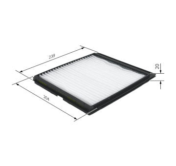 Filter vnútorného priestoru BOSCH 1 987 432 119