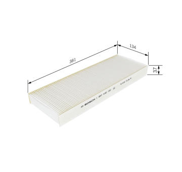Filtr, vzduch v interiéru Bosch 1987432150