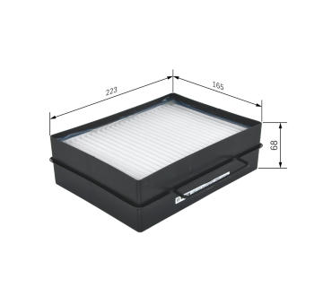 Filter vnútorného priestoru BOSCH 1 987 432 153