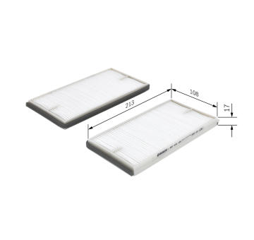 Filtr, vzduch v interiéru BOSCH 1 987 432 156