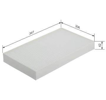 Filtr, vzduch v interiéru BOSCH 1 987 432 195