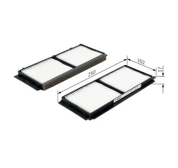 Filter vnútorného priestoru BOSCH 1 987 432 209