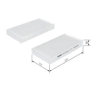 Filter vnútorného priestoru BOSCH 1 987 432 220