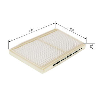 Filter vnútorného priestoru BOSCH 1 987 432 225