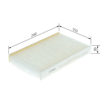 Filter vnútorného priestoru BOSCH 1 987 432 247