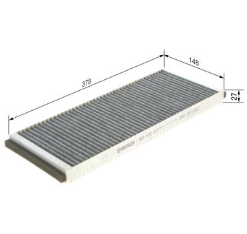 Filter vnútorného priestoru BOSCH 1 987 432 317