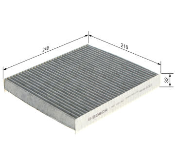 Filter vnútorného priestoru BOSCH 1 987 432 357