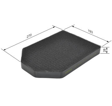 Filter vnútorného priestoru BOSCH 1 987 432 367