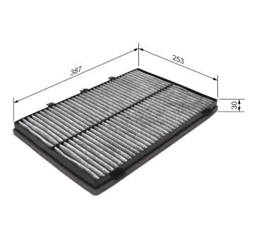 Filter vnútorného priestoru BOSCH 1 987 432 482