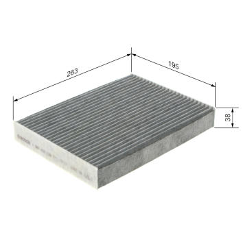 Filter vnútorného priestoru BOSCH 1 987 432 538