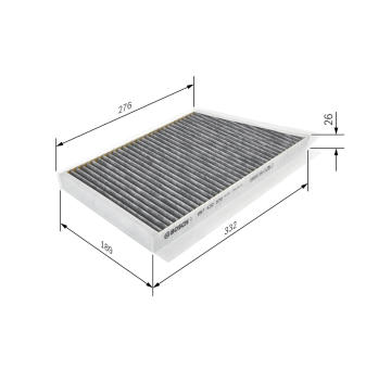 Filter vnútorného priestoru BOSCH 1 987 432 570