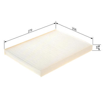 Filter vnútorného priestoru BOSCH 1 987 432 808