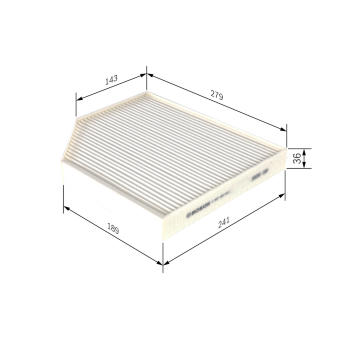Filter vnútorného priestoru BOSCH 1 987 435 016
