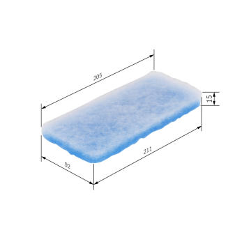 Filter vnútorného priestoru BOSCH 1 987 435 047