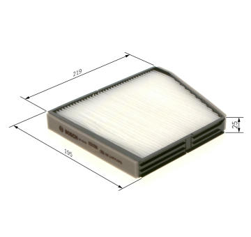 Filter vnútorného priestoru BOSCH 1 987 435 054