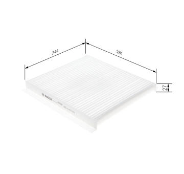 Filter vnútorného priestoru BOSCH 1 987 435 059