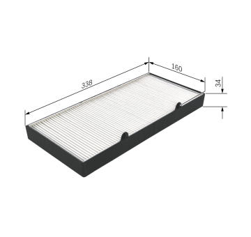 Filter vnútorného priestoru BOSCH 1 987 435 063