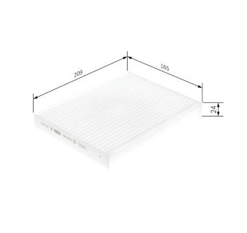 Filter vnútorného priestoru BOSCH 1 987 435 070