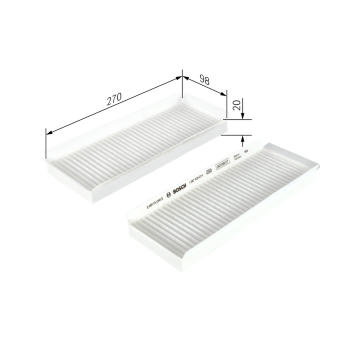 Filter vnútorného priestoru BOSCH 1 987 435 074