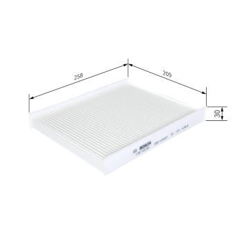 Filter vnútorného priestoru BOSCH 1 987 435 081