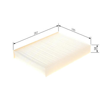 Filtr, vzduch v interiéru BOSCH 1 987 435 082